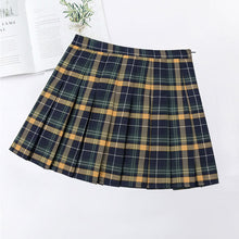 Load image into Gallery viewer, High Waist Plaid Pleated Skirts