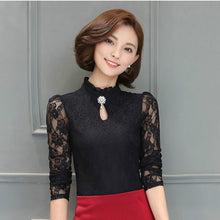 Load image into Gallery viewer, Chiffon Lace Blouses