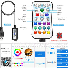 Load image into Gallery viewer, 5M-30M RGB WIFI LED Strip Lights Bluetooth 10MRGB Led light 5050 SMD Flexible 25M Waterproof 2835 Tape Diode DC WIFI Control+Adapter