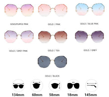 Load image into Gallery viewer, Fashion Tea Gradient Sunglasses