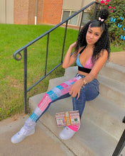 Load image into Gallery viewer, Bandana Print Jeans