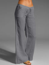 Load image into Gallery viewer, Celmia Vintage Women Wide Leg Pant
