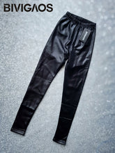 Load image into Gallery viewer, Thick Velvet Faux Leather Leggings
