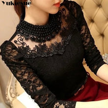 Load image into Gallery viewer, Beaded lace blouse