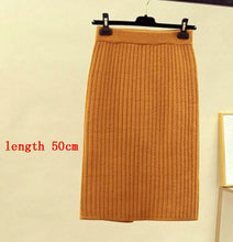 Load image into Gallery viewer, Knitted Half-length Skirt