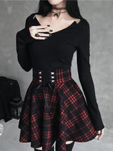 Load image into Gallery viewer, Gothic Plaid Skirt