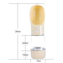 Load image into Gallery viewer, HOOPET Pet Dog Water Bottle Feeder Bowl