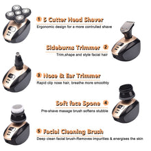 Load image into Gallery viewer, 5 In 1 4D Men Electric Shaver