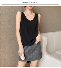 Load image into Gallery viewer, Sleeveless V-Neck Blouse