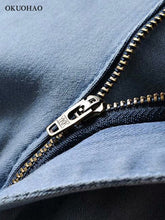Load image into Gallery viewer, High Waist Thin Elastic Jean Shorts