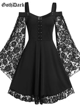 Load image into Gallery viewer, Gothic Vintage Lace Dresses