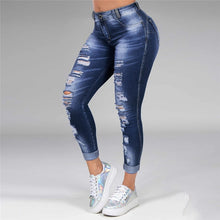 Load image into Gallery viewer, Washed Ripped Pencil Pants