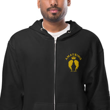 Load image into Gallery viewer, AMAY$ING Unisex fleece zip up hoodie